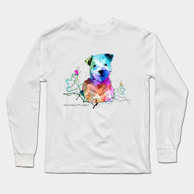 Little Lord Rocky Of The Highlands Long Sleeve T-Shirt by Miki De Goodaboom